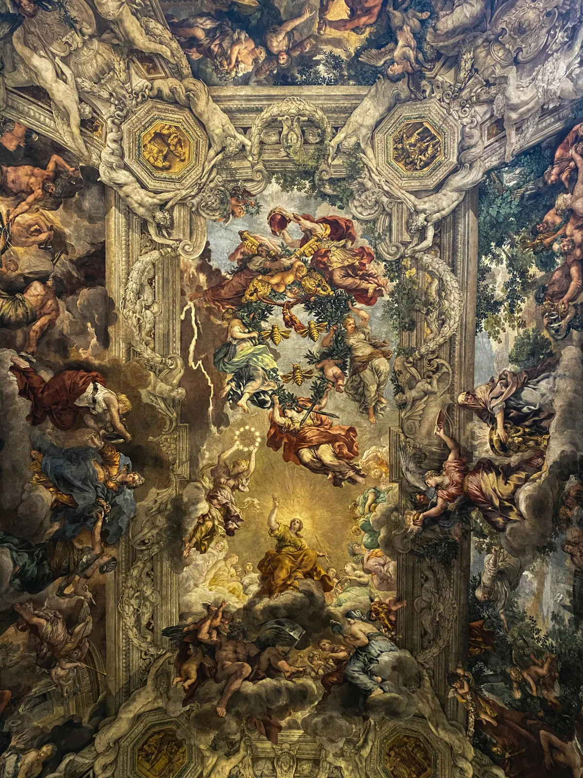 Barockes Deckenfresko