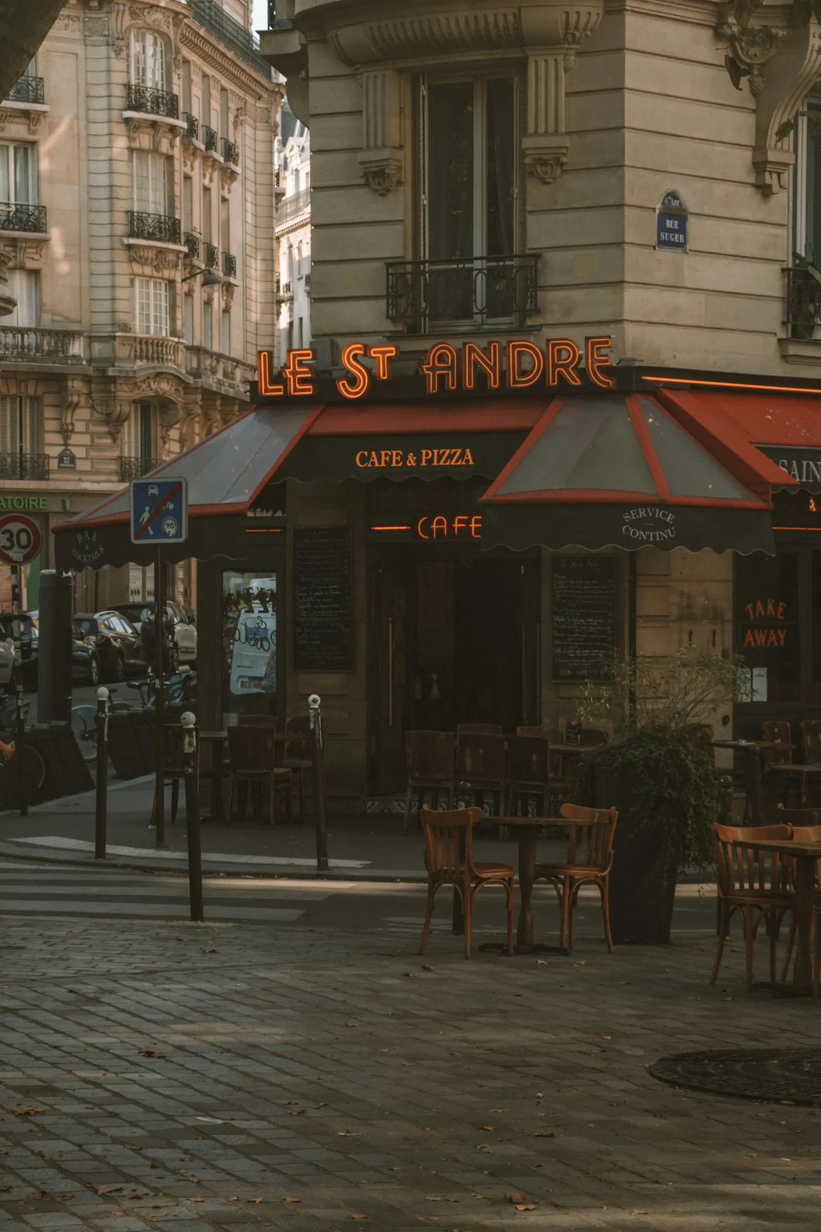 Pariser Café-Ecke